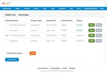 Control panel image